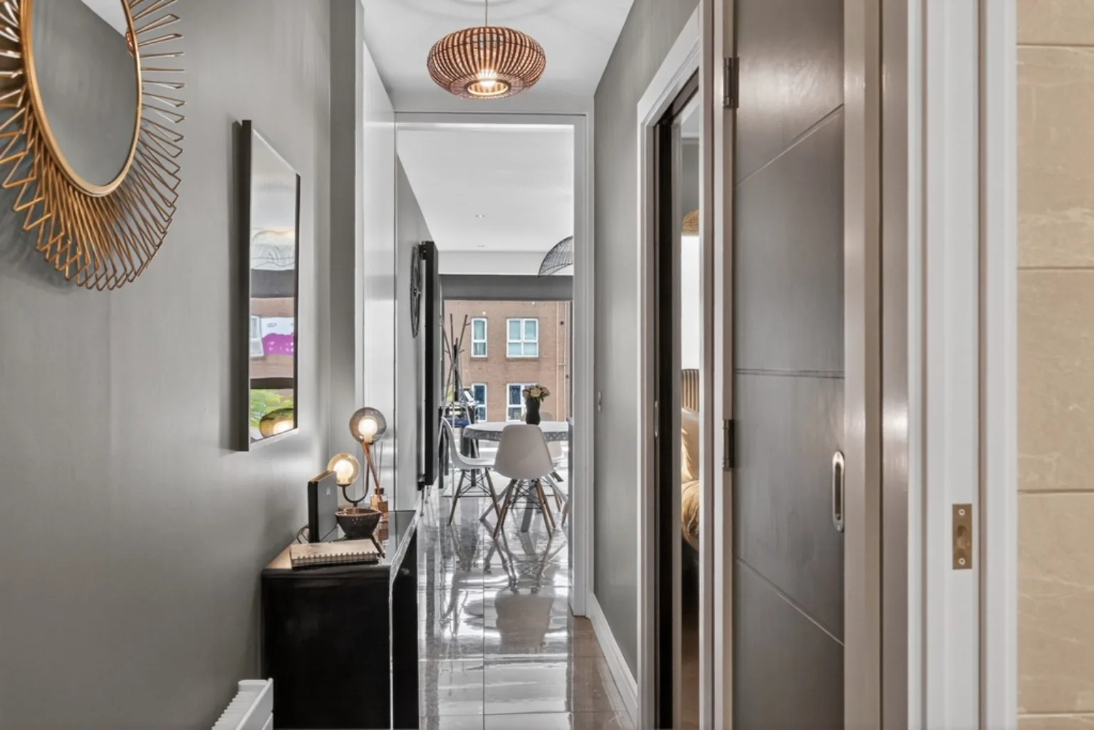 Elegant entrance hallway