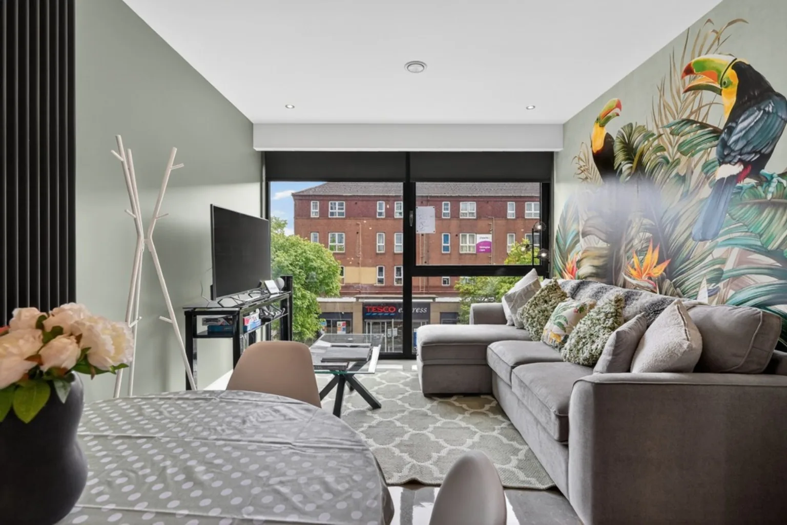 The Bird House Belfast living area